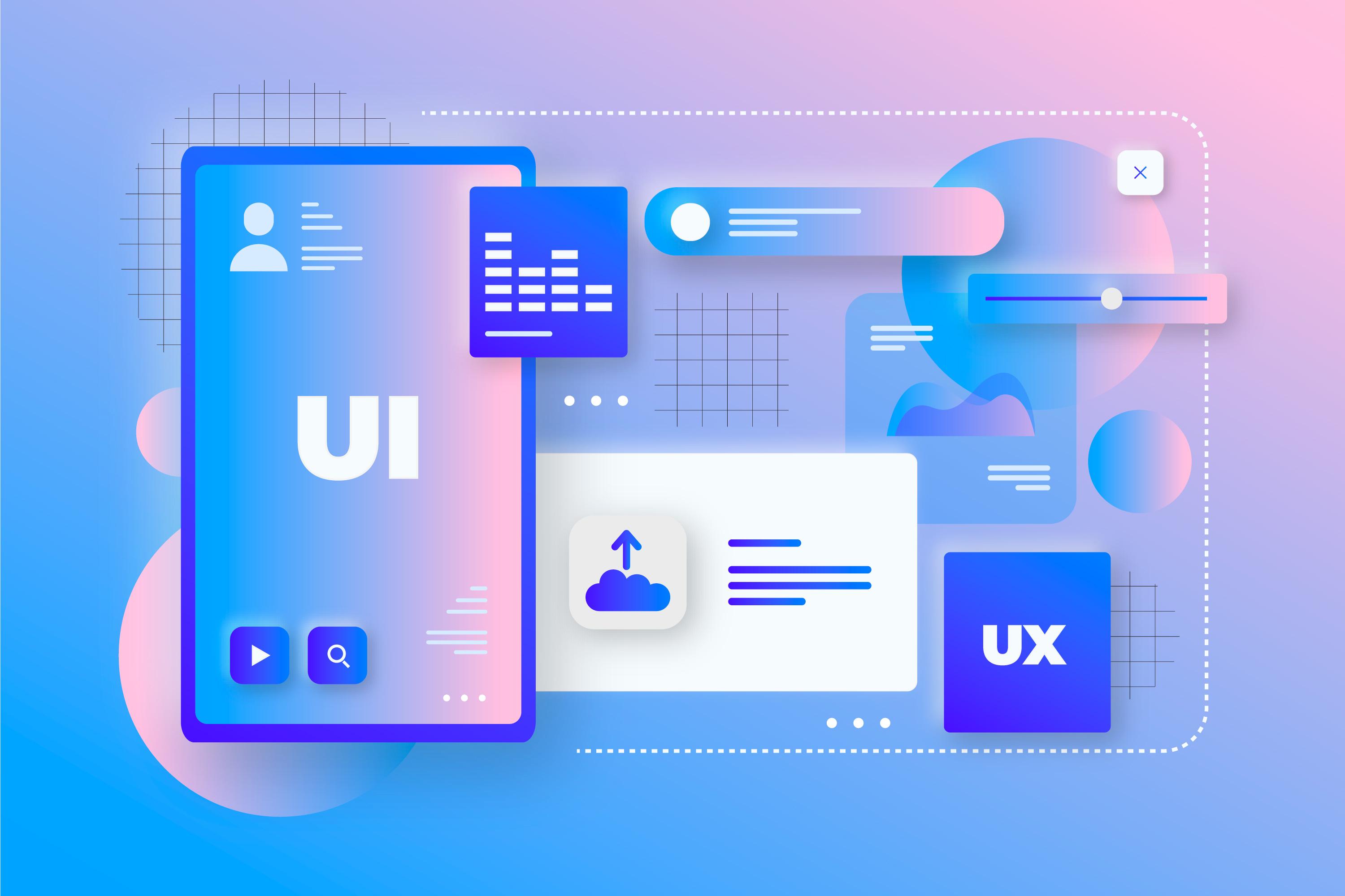 UI and UX system preview for digital products built by SCAONS